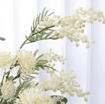Haven & Space Berry ARTIFICAL FLOWERS Cream Wattle