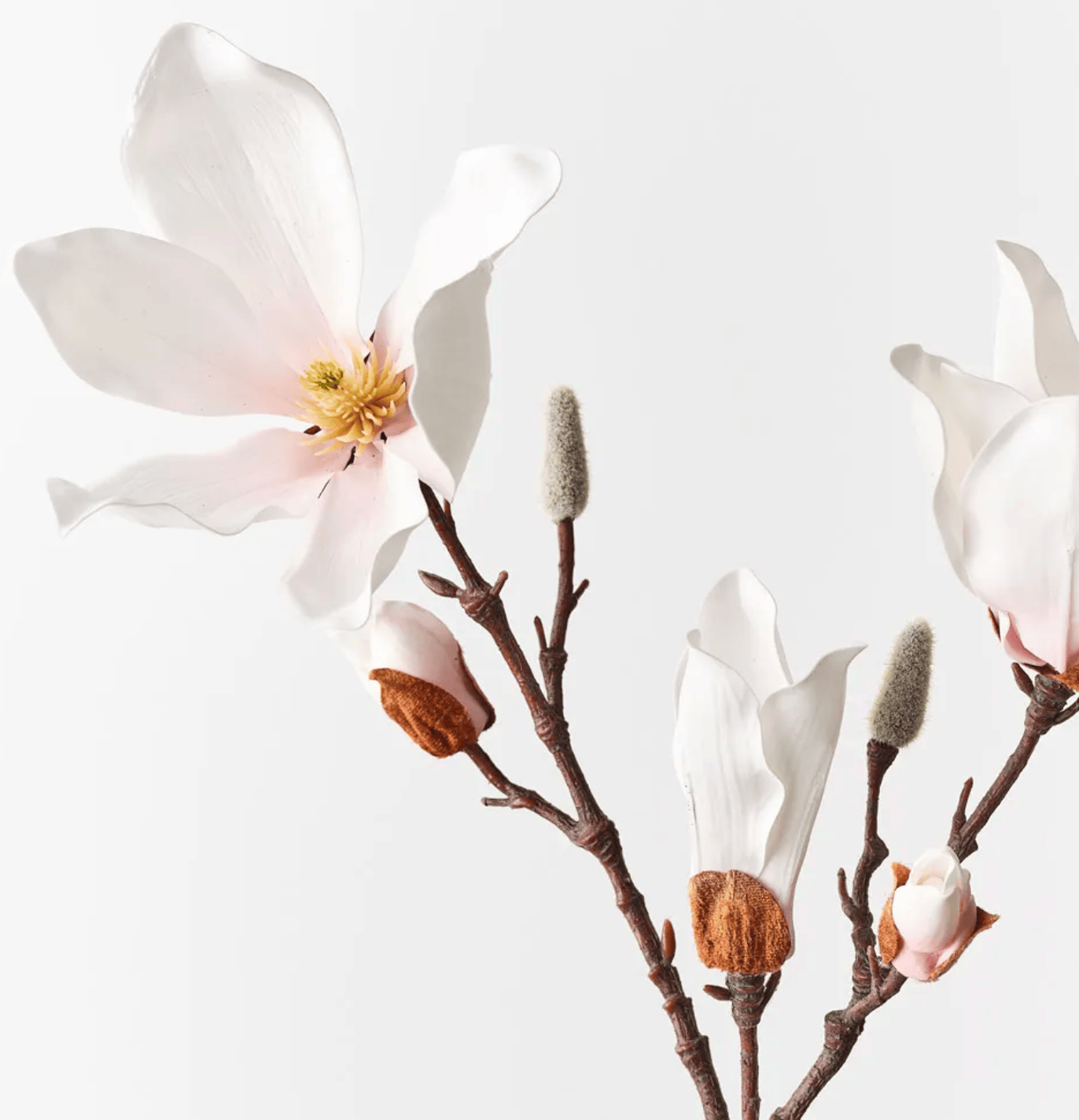 Haven & Space Berry ARTIFICAL FLOWERS Magnolia Japanese Spray