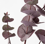 Haven & Space Berry ARTIFICAL FLOWERS Purple Eucalyptus Silver Dollar