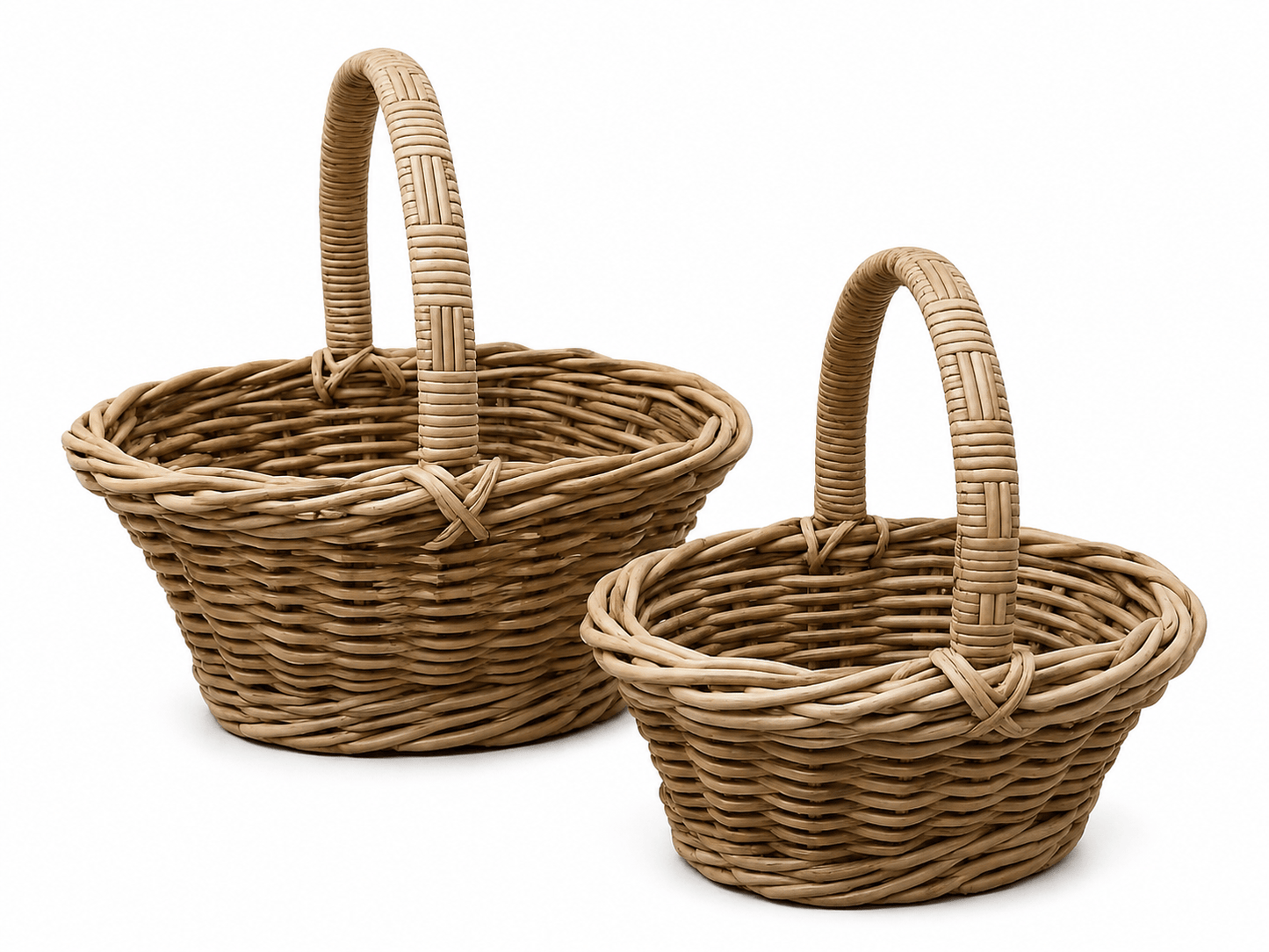 Haven & Space Berry BASKETWARE Kubu Oval Shopper Basket