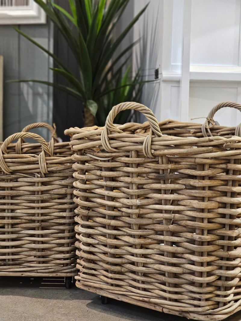 Haven & Space Berry BASKETWARE Lakewood Kubu Wheelie Basket