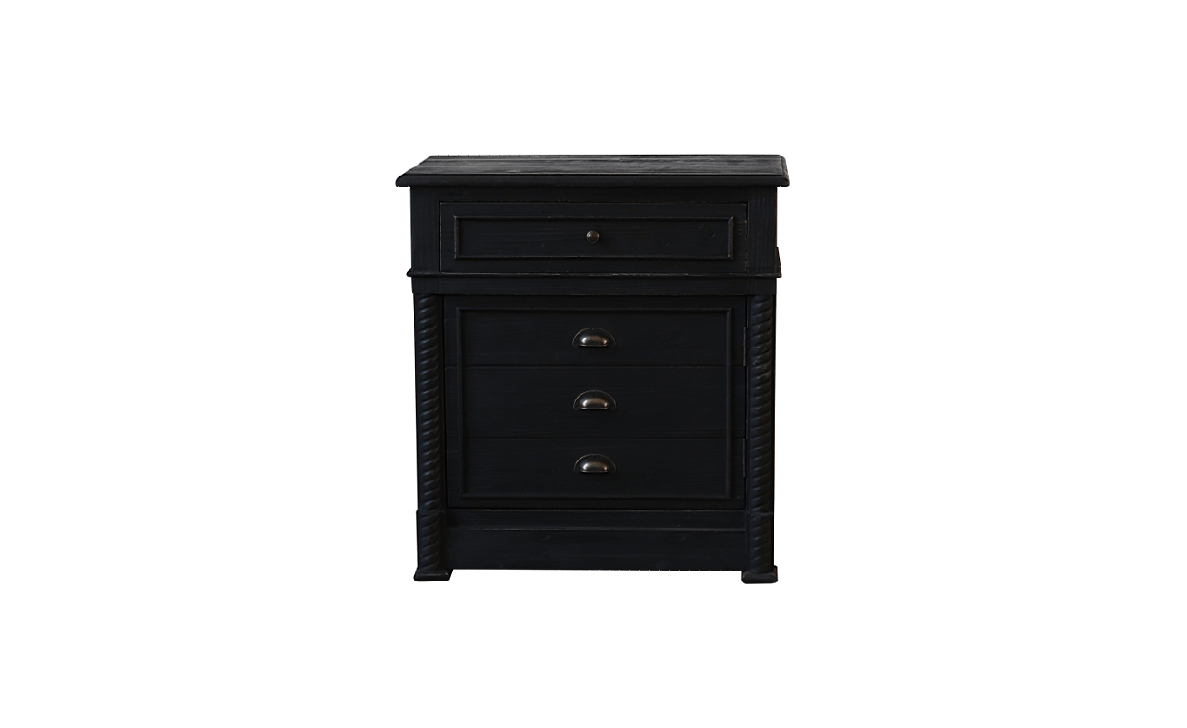 Haven & Space Berry BEDSIDE TABLE 75x45x80CM Beckham Bedside Table