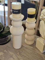 Haven & Space Berry CANDLEHOLDERS Ivory Warlet Ceramic Candleholder