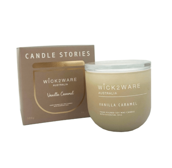 Haven & Space Berry CANDLES 300g Soy Candle Vanilla and Caramel