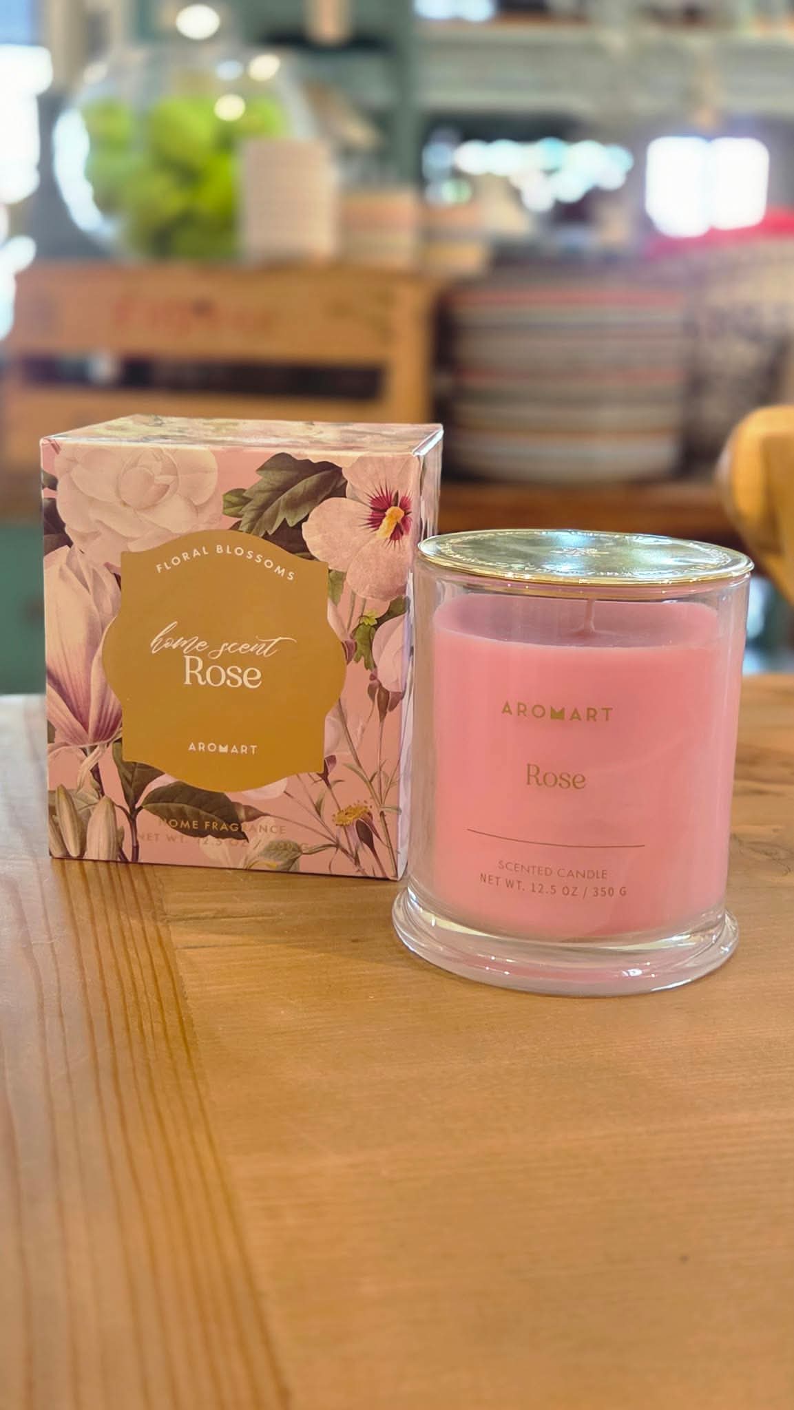 Haven & Space Berry CANDLES 350G Scented Candle Pink Rose