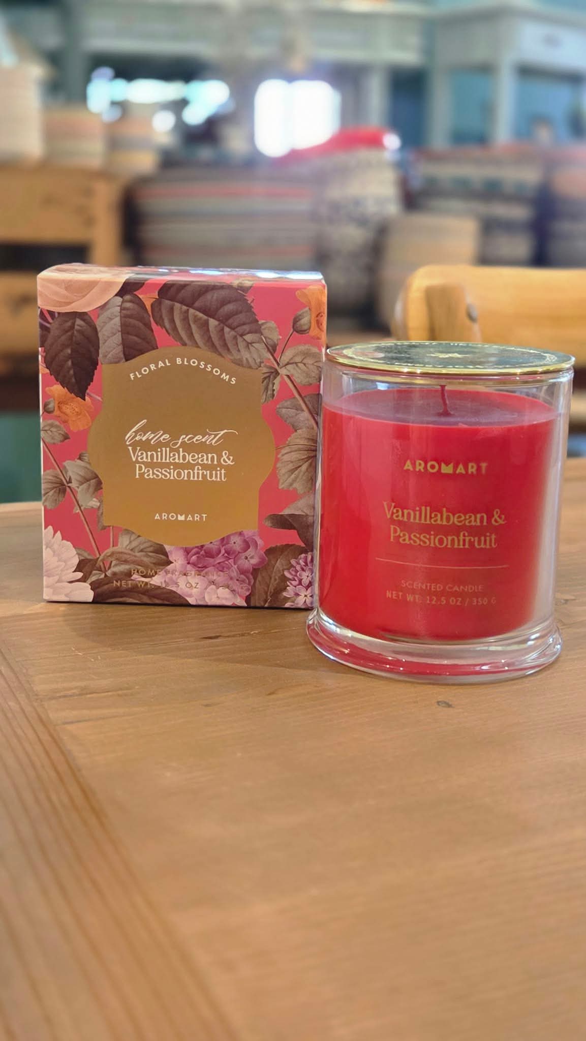 Haven & Space Berry CANDLES 350G Scented Candles Vanilla Bean and Passionfruit