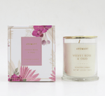 Haven & Space Berry CANDLES 350G / Velvet Rose Oud Glass Soy Candle 55HR