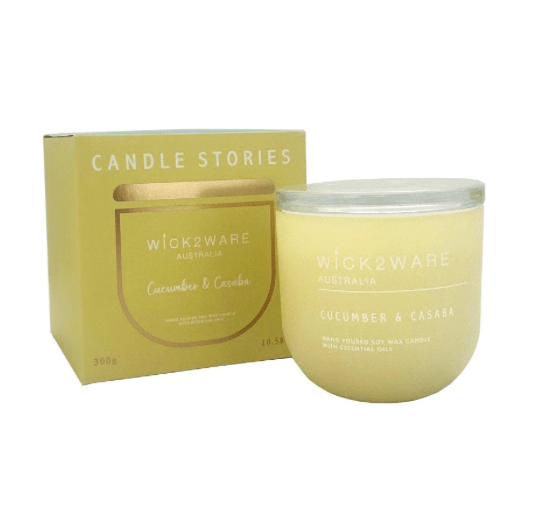 Haven & Space Berry CANDLES Soy Candle Cucumber and Casbana