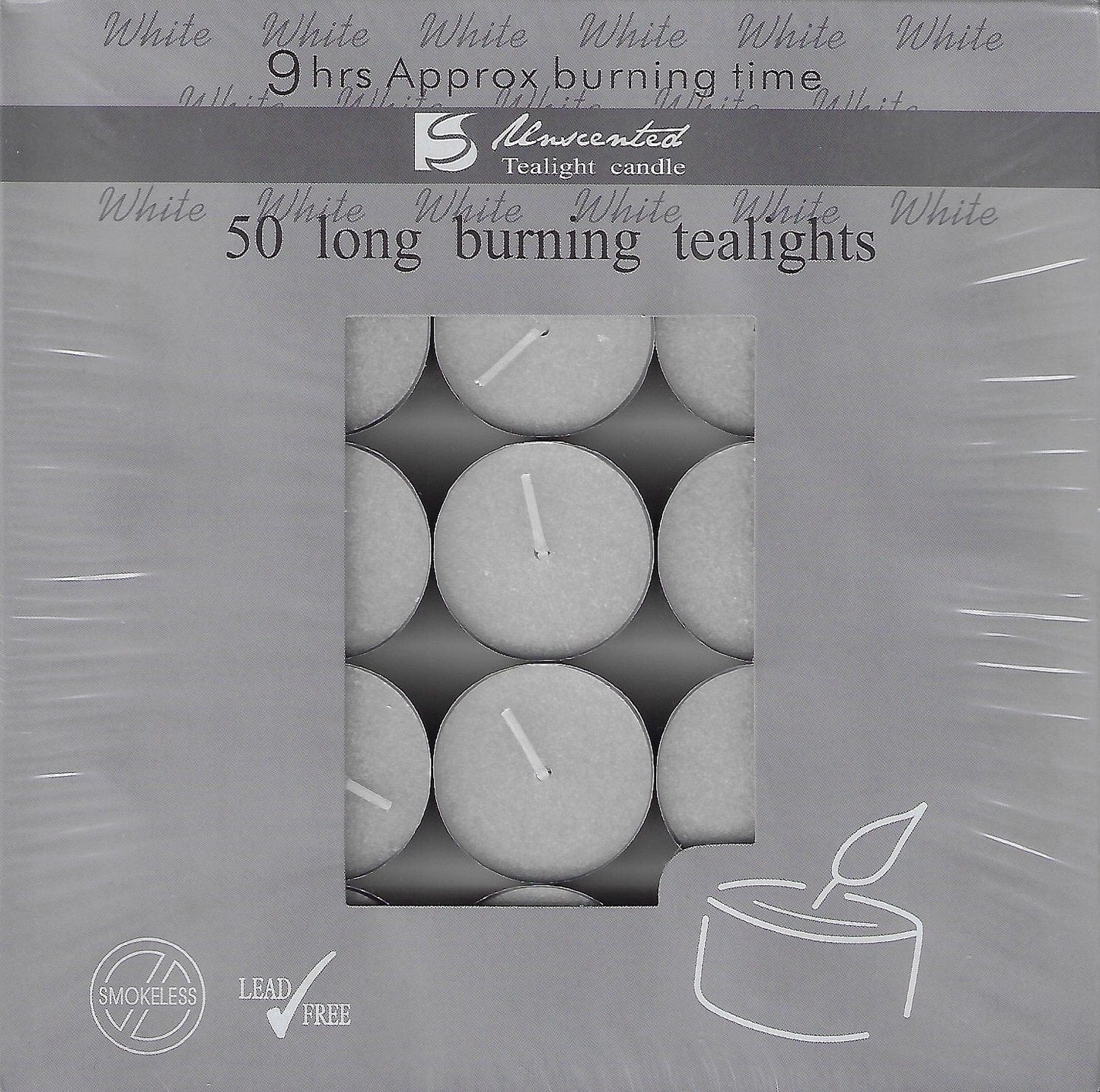Haven & Space Berry CANDLES TEALIGHTS 9HR - PACK 50
