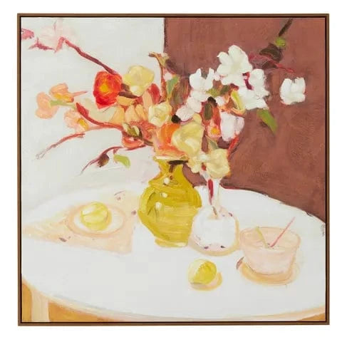 Haven & Space Berry CANVAS 100x100CM Aimi Blooms Oil Canvas