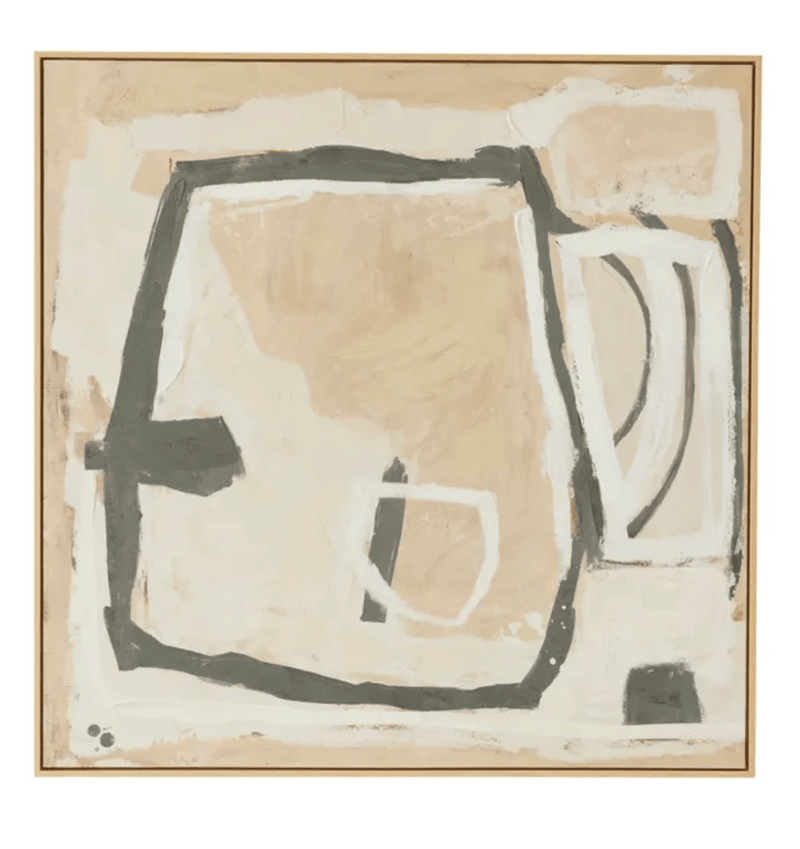 Haven & Space Berry CANVAS 100x100CM Victor Framed Canvas