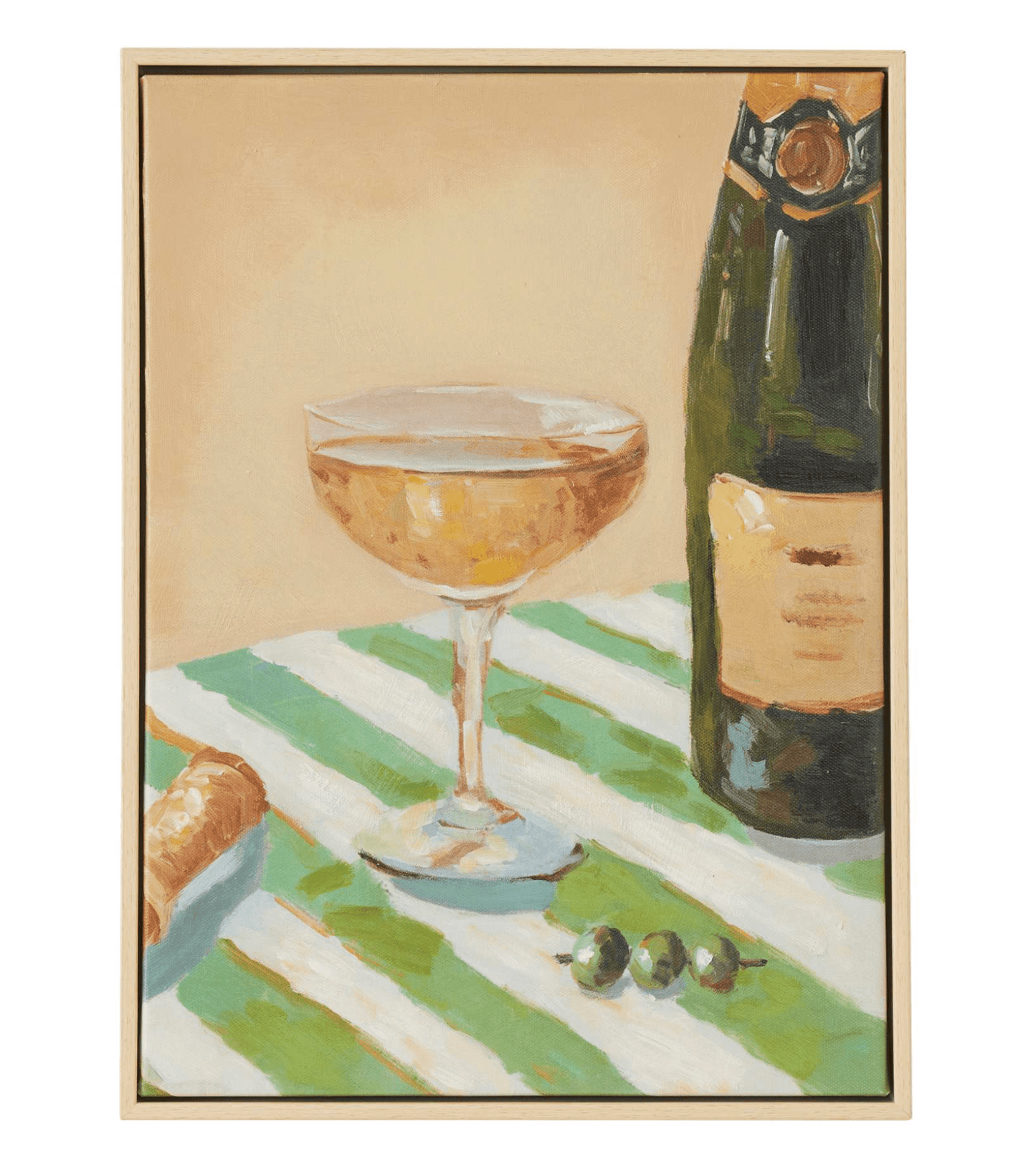 Haven & Space Berry CANVAS 30X40CM Apero Framed Oil Canvas