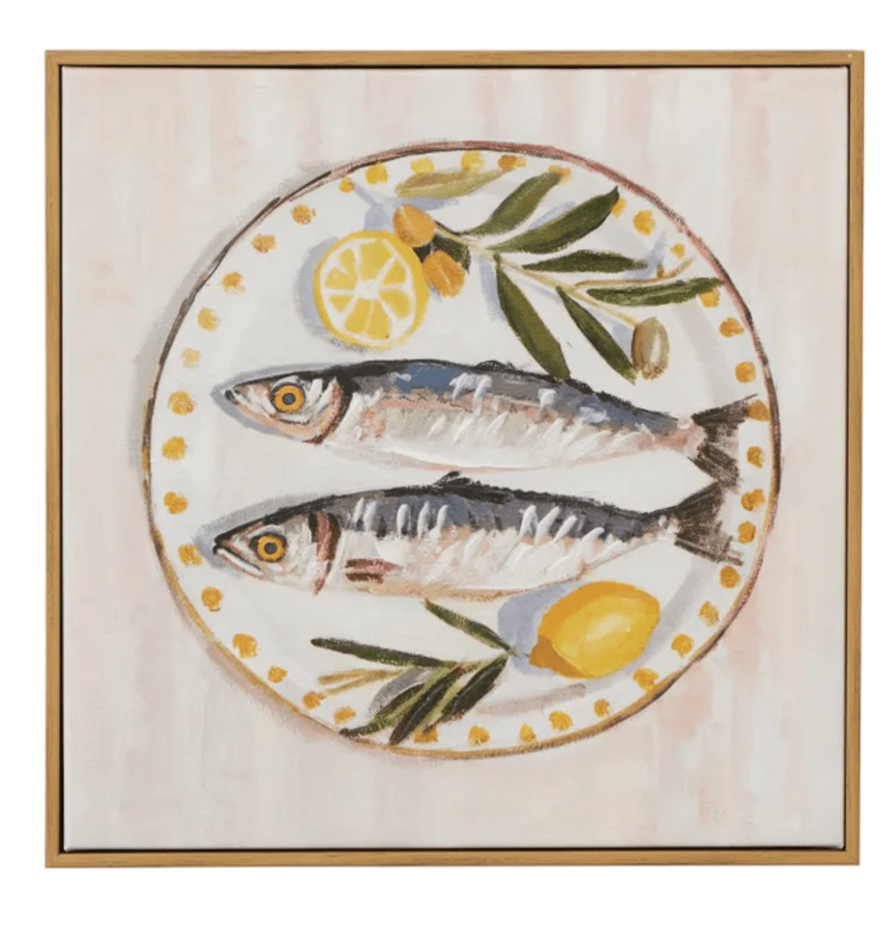 Haven & Space Berry CANVAS 40x40cm Fresca Oil Painting