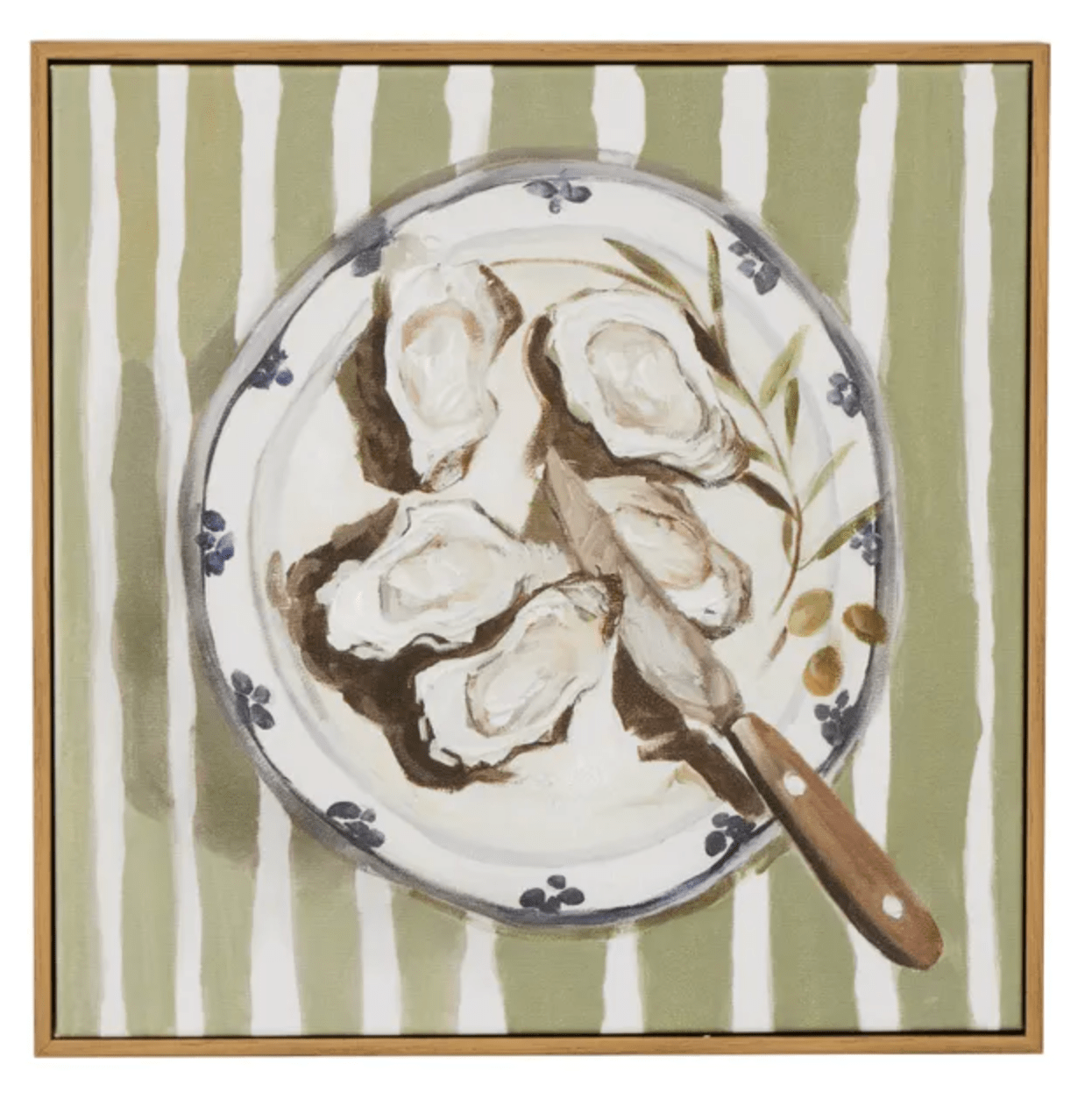 Haven & Space Berry CANVAS 40x40cm Shucked Oil Painting