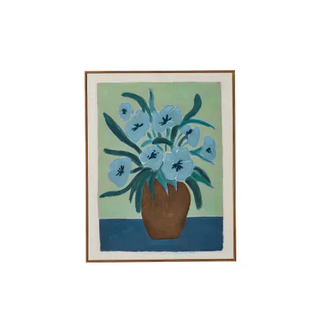 Haven & Space Berry CANVAS 55x70CM Wilma Framed Oil Painting
