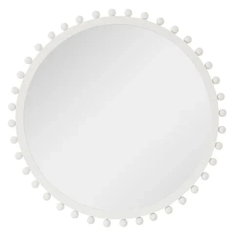 Haven & Space Berry CANVAS 80CM / White Harvey Wood Mirror