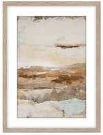 Haven & Space Berry CANVAS Peach Abstract Canvas