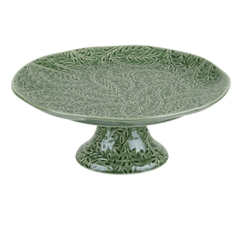 Haven & Space Berry CERAMICS 26.5CM / Green Venus Footed Plate