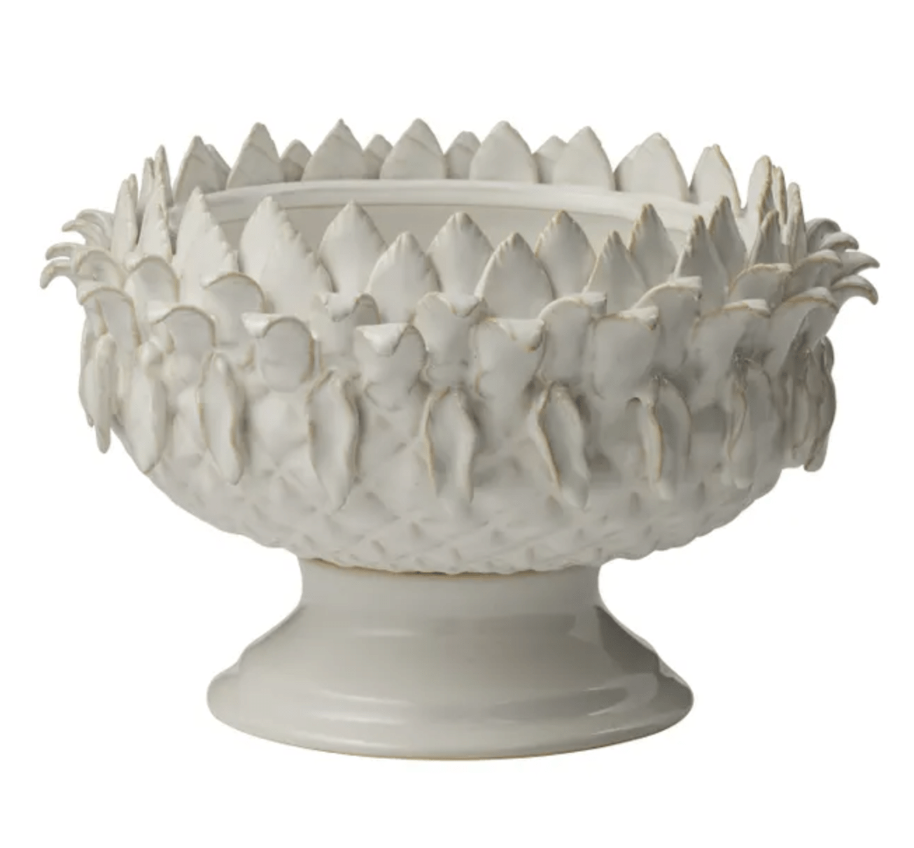 Haven & Space Berry CERAMICS 26x18cm Ananas Ceramic Footed Bowl