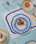 Haven & Space Berry CERAMICS Indigo La Mer 12pc Dinnerset