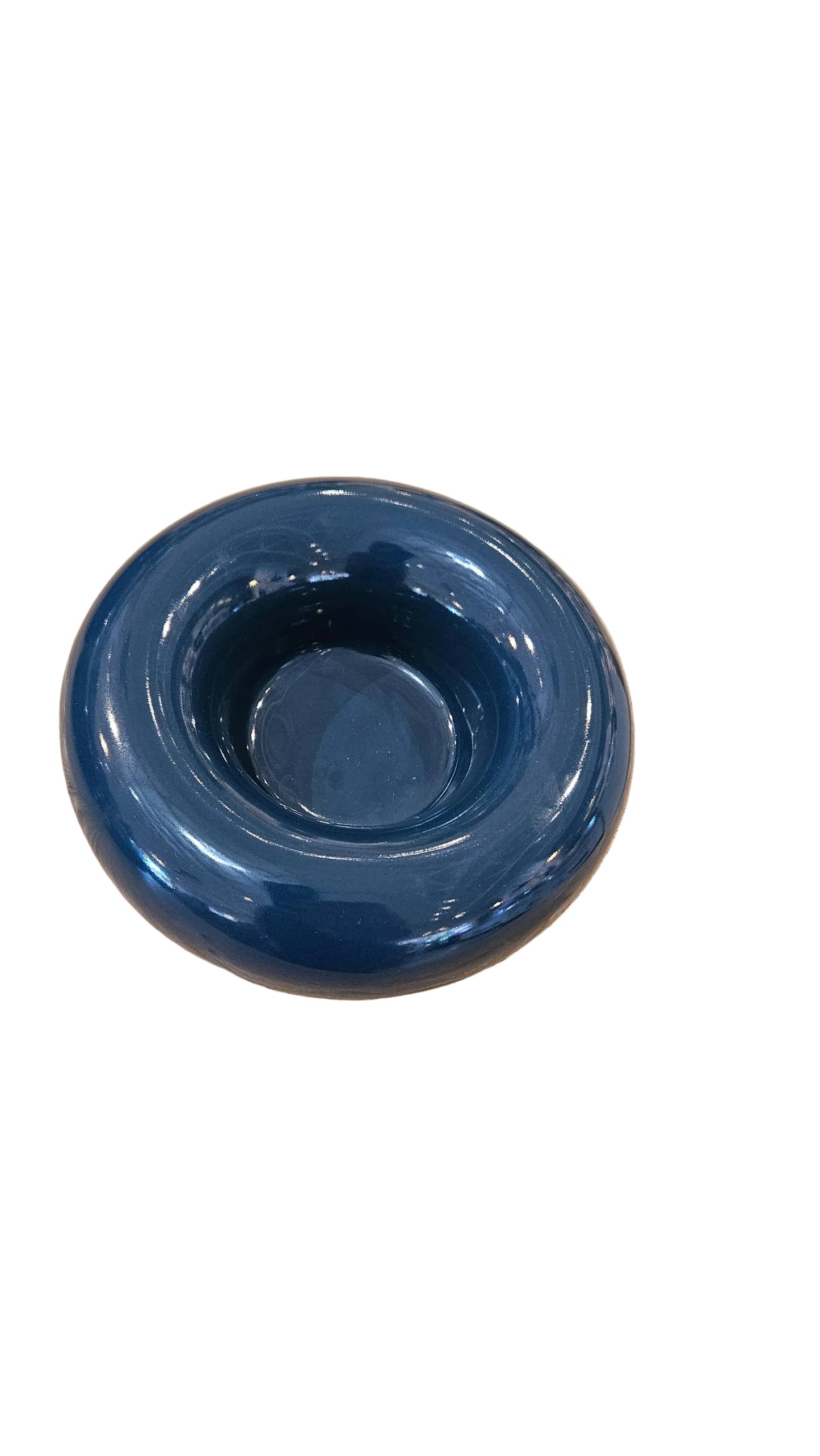 Haven & Space Berry CERAMICS Teal Orb Ceramic Bowl