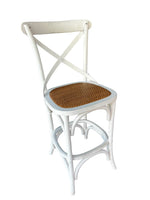 Haven & Space Berry CHAIRS 65CMH / White Cross back Bar Stool