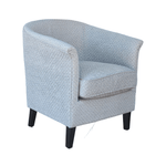 Haven & Space Berry CHAIRS 72Wx64Dx85H / Waves Lainy Tub Chair