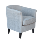 Haven & Space Berry CHAIRS 72Wx64Dx85H / Waves Lainy Tub Chair