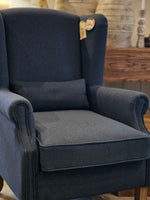 Haven & Space Berry CHAIRS 75Wx78Dx105H / Denim Elwood Armchair