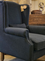 Haven & Space Berry CHAIRS 75Wx78Dx105H / Denim Elwood Armchair