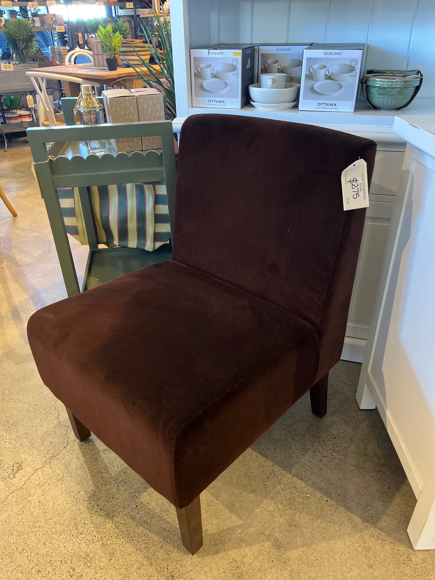 Haven & Space Berry CHAIRS Chocolate Cove Occasional Chair