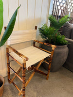 Haven & Space Berry CHAIRS Director Chair / Bamboo/Canvas Bamboo Furniture Range