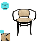 Haven & Space Berry CHAIRS Mosman Bentwood Rattan Carver Dining Chair