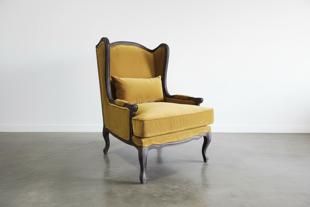 Haven & Space Berry CHAIRS Mustard Lumae Armchair