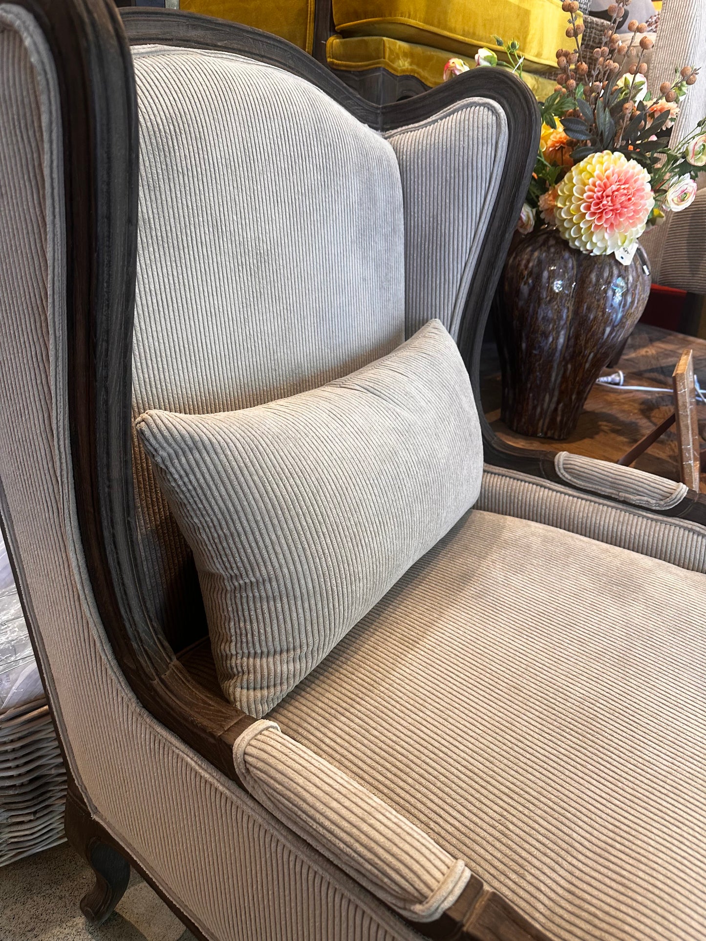 Haven & Space Berry CHAIRS Natural Velora Armchair