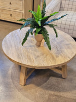 Haven & Space Berry COFFEE TABLE 100cmd / Elm Nova Recycled Elm Coffee Table