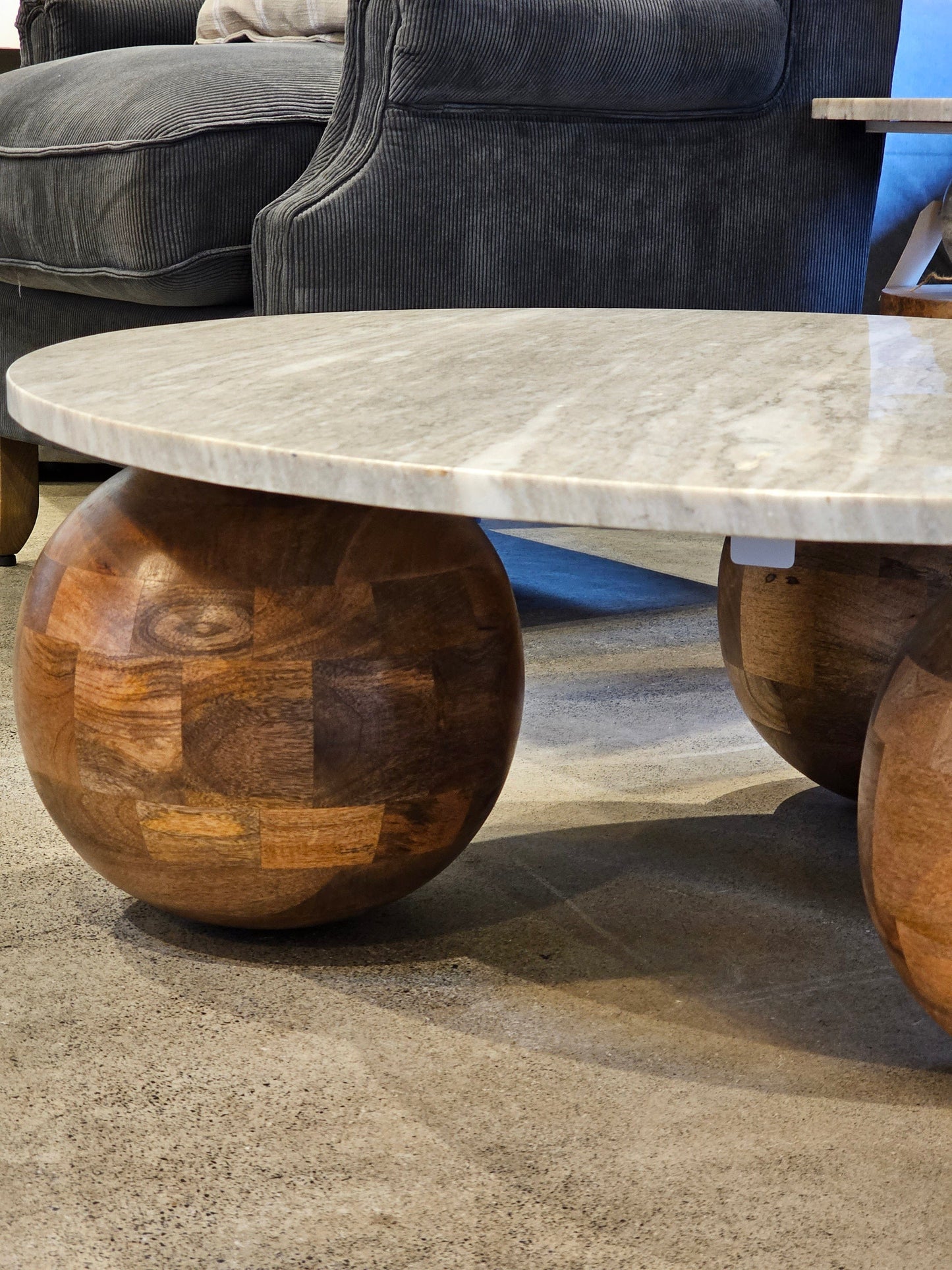 Haven & Space Berry COFFEE TABLE 90x33CM Sfera Marble Coffee Table