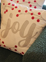 Haven & Space Berry CUSHIONS 45x45CM Joy Christmas Cushion