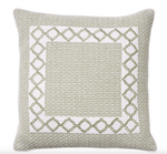 Haven & Space Berry CUSHIONS 50x50cm / Sage Jacquard Luxe Cushion