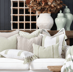 Haven & Space Berry CUSHIONS Jacquard Stripe Cushion