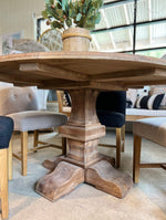 Haven & Space Berry DINING TABLES 140CM / Pine Base Louis Reclaimed Oak Dining Table