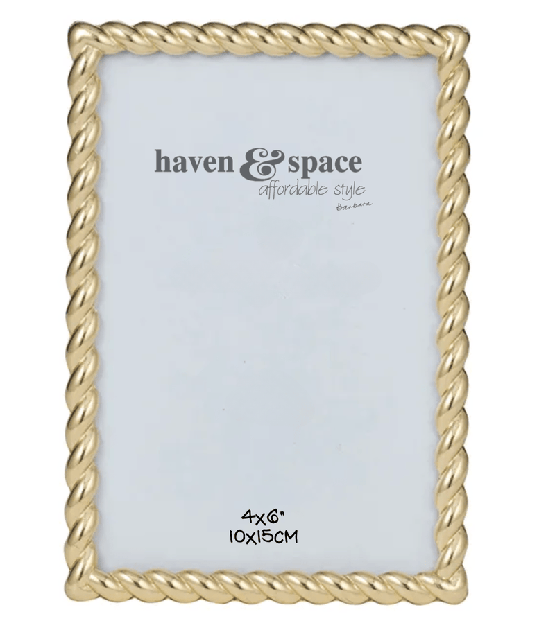 Haven & Space Berry FRAMES 4x6 Demeter Metal Photo Frame