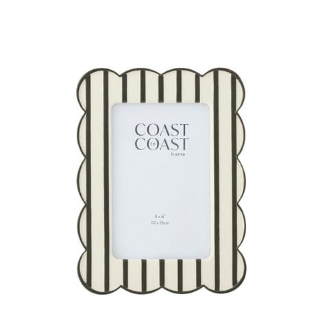 Haven & Space Berry FRAMES 4x6 / Ivory/Black Kelly Resin Frame