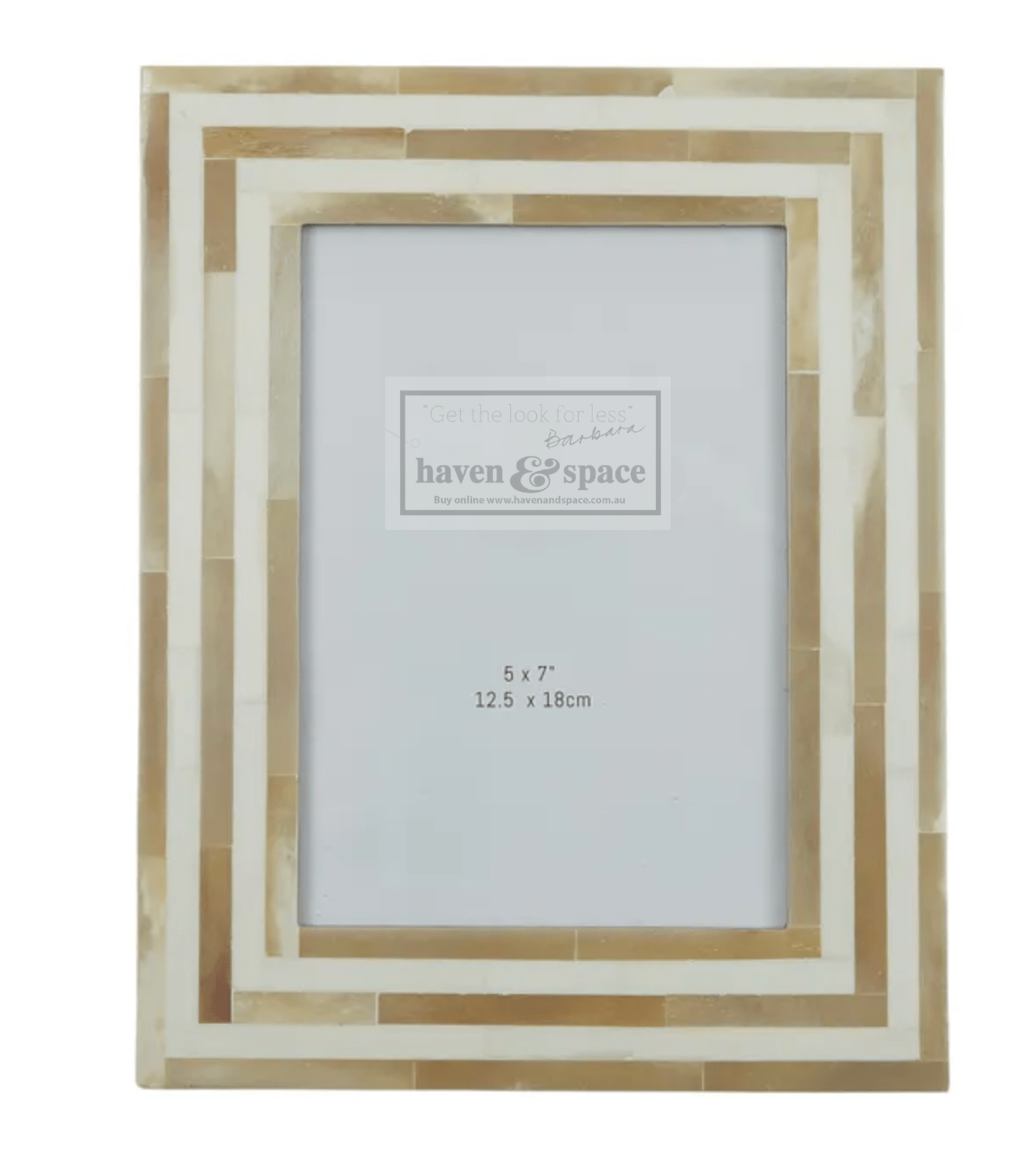 Haven & Space Berry FRAMES 5x7 Forrada Bone Frame