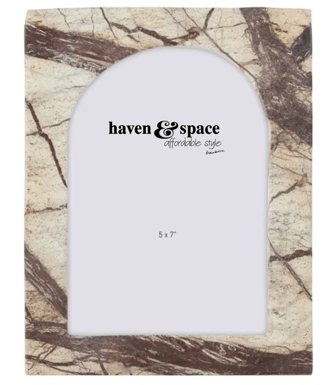 Haven & Space Berry FRAMES 5x7 Marco Marble Frame