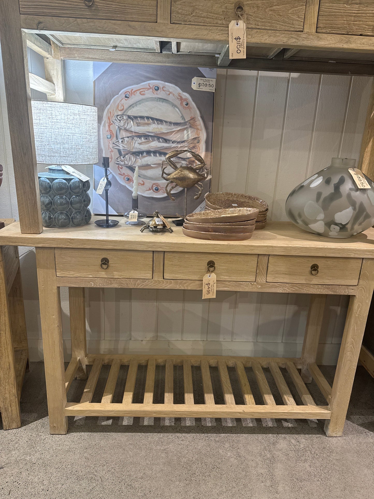 Haven & Space Berry FURNITURE 160X90X45CMH / Natural Eltham Entry Table