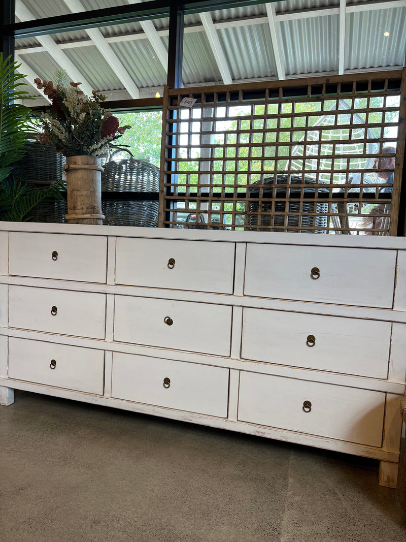Haven & Space Berry FURNITURE 180x45x85cm / White Aberdeen Sideboard