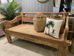 Haven & Space Berry FURNITURE 228 x 102 x 110cm Carved Daybed Large Rolled back