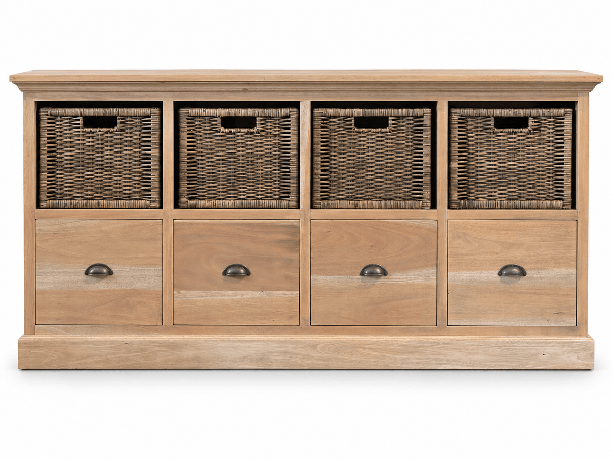 Haven & Space Berry FURNITURE Driftwood Cape Cod Storage DRW