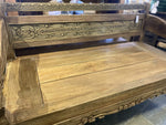 Haven & Space Berry FURNITURE Small Hand Carved Daybed